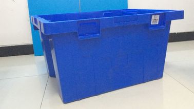 صناديق تخزين بلاستيكية كبيرة مخصصة للتخزين 800 * 600 مم متعددة الأغراض