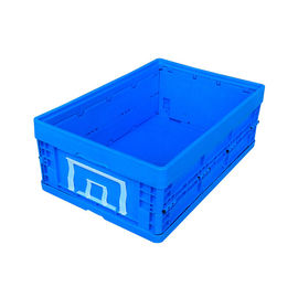 حاويات بلاستيكية قابلة للطي زرقاء مستقرة / صناديق بلاستيكية قابلة للطي