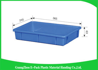 Industrial Large Plastic Storage Trays Standard Size Convenience Stores Stackable Recycled