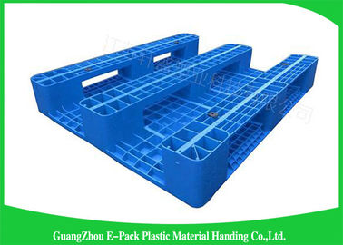 1200 * 800 مم منصات بلاستيكية زرقاء مع ثلاثة عدائين ، منصات منزلقة بلاستيكية عذراء HDPE