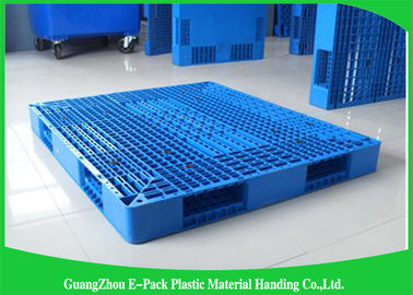 منصات اليورو البلاستيكية أحادية الوجه 100 ٪ HDPE البكر التهوية للمستودع