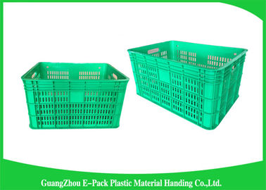 50.4L HDPE بلاستيك طعام صناديق / صناديق تخزين بلاستيكية قابلة للتكديس مقاومة للخدش