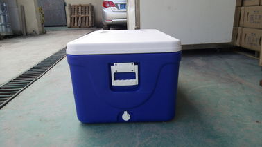 أزرق 110L حجم معزول بالتبريد والتجميد صندوق تبريد Virgin HDPE PU Foam