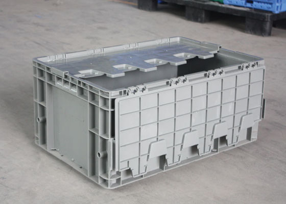 600 * 400mm 35kg PP Euro Stacking حاويات مقاومة التأثير