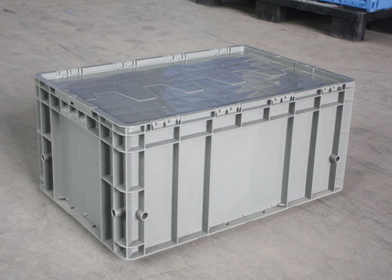 600 * 400mm 35kg PP Euro Stacking حاويات مقاومة التأثير