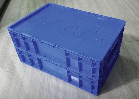 600 * 400mm 35kg PP Euro Stacking حاويات مقاومة التأثير