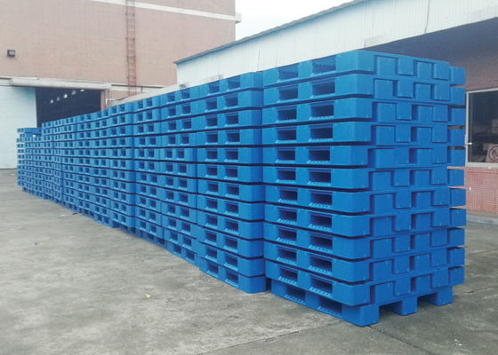 مخصص HDPE 6T المنصات البلاستيكية الثقيلة 4 طريقة رافعة شوكية