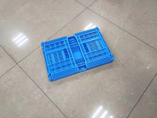 التراص العمودي للفاكهة والخضروات صناديق بلاستيكية لنقل المواد الغذائية الطازجة مع ثقوب