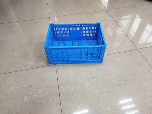 التراص العمودي للفاكهة والخضروات صناديق بلاستيكية لنقل المواد الغذائية الطازجة مع ثقوب