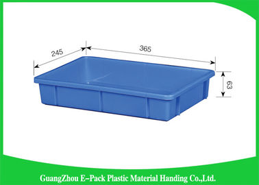 Industrial Large Plastic Storage Trays Standard Size Convenience Stores Stackable Recycled
