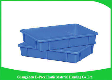 Industrial Large Plastic Storage Trays Standard Size Convenience Stores Stackable Recycled