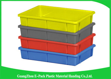 Industrial Large Plastic Storage Trays Standard Size Convenience Stores Stackable Recycled